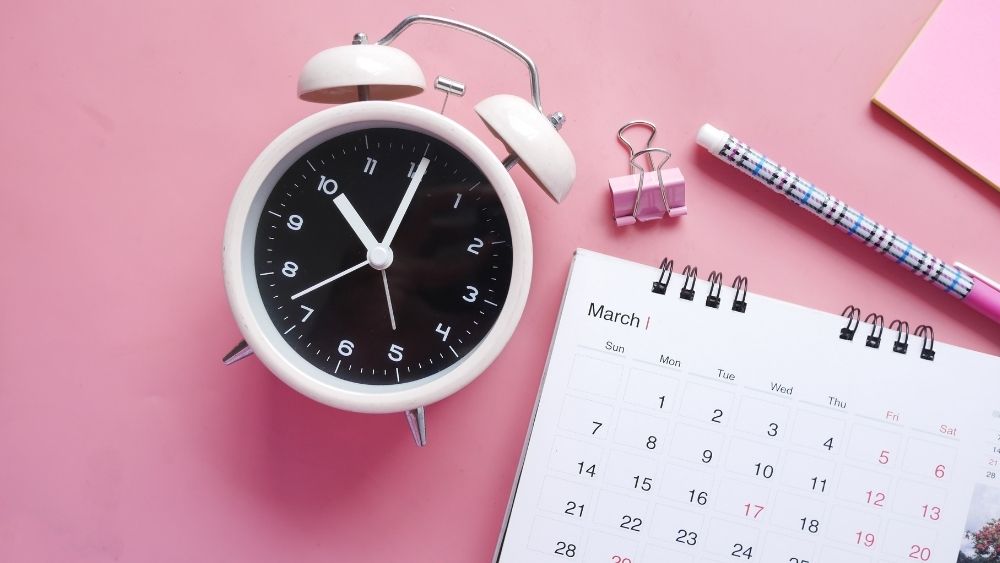 カレンダーと時計